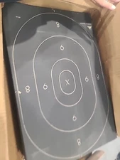 Official NRA B-27C silhouette target centers [12-3/8" x 18-1/2"] Full Box 