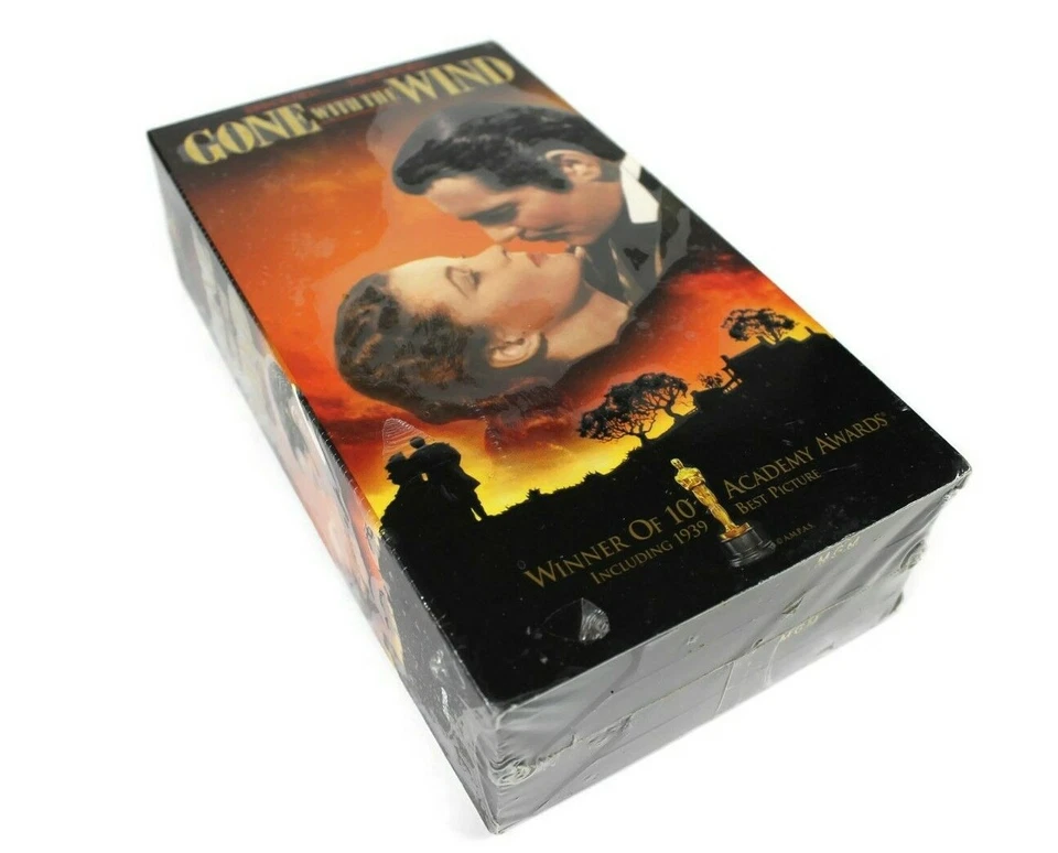 Gone With the Wind VHS, 1998, Remastered, 2-Tape Set New, Factory Sealed  - Image 2 of 4