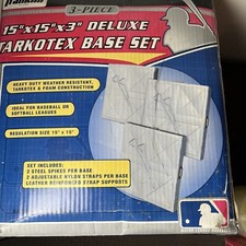 Franklin MLB 3-częściowy Deluxe Tarkotex Base Set & Spikes Regulowany rozmiar IOB EUC