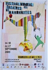 Theatre Poster FESTIVAL DES MARIONNETTES 2009 Anne-Sophie Tschiegg