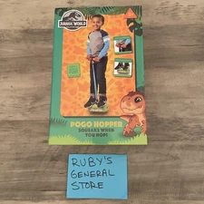 Jurassic World Kids  Pogo Hopper | New in box |Squeaks When You Hop !! Age 3 +