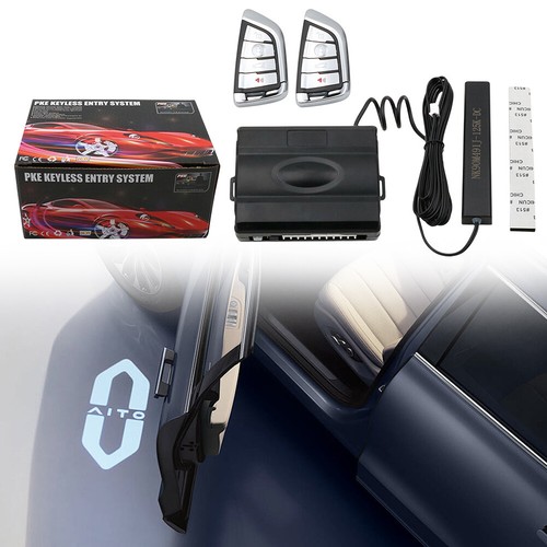 Auto Alarm Fernbedienung PKE Schwarz Motor Start Alarm System Auto Keyless Entry - Photo 7/12