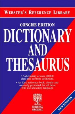 Websters Dictionary and Thesaurus Kolektif