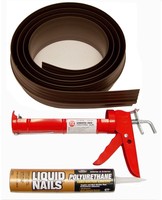 Tsunami Seal 10 Feet Garage Door Threshold Kit Auto Care Product Brown Tsunami Seal 10 Feet Garage Door Threshold Kit Auto Care Product Brown