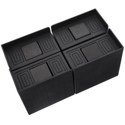 4 Pcs Heavy Duty Bed Risers Height Möbel Pad Möbelrichtmaschinen