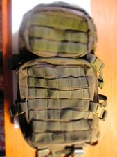 Military Style Athletic Backpack Olive Green