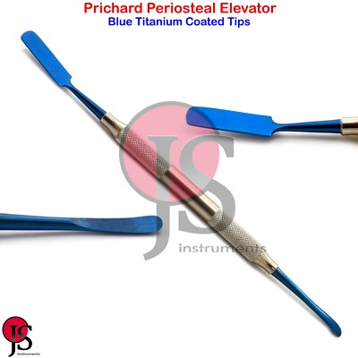 Pritchard Periosteal Elevator Blue Titanium Dental Implant Surgery Instruments