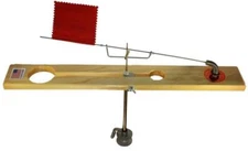 1 BEAVER DAM ARTIC FISHERMAN ICE FISHING WALLEYE NORTHERN TIP-UP CLEAR FINISH