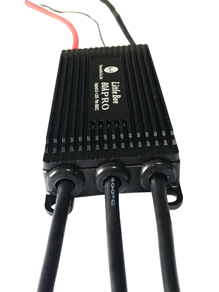 80A 5-12S HV brushless esc for Airplane Aircraft FVT 48V ESC - Image 2 of 4