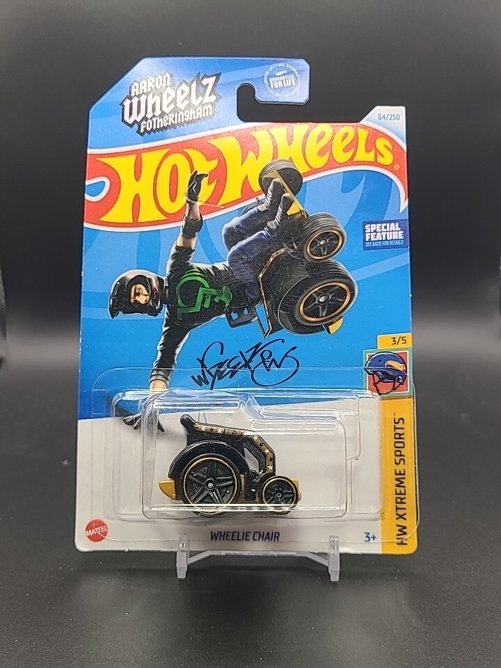 Hot Wheel Aaron Wheelz Wheelie Chair 64 / 250 Hw Extreme Sports