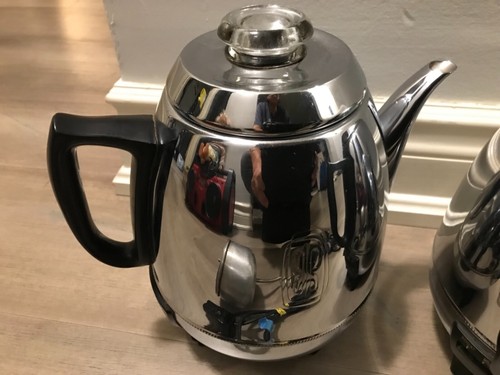 Pair of Vintage GE Pot Belly Percolator 