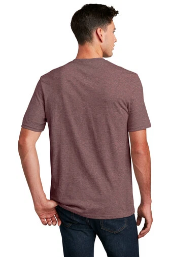 District DM108 Men's Perfect Blend 60/40 Cotton/Poly T-Shirt Soft Crew Neck Tee - Image 2 of 4