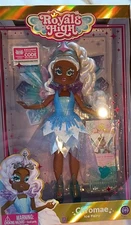 Chromae the Ice Fairy 9 Inch Fashion Doll Royale High with Virtual Item Code