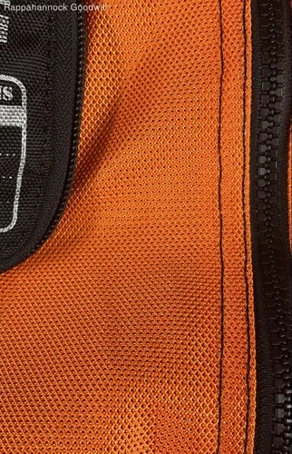 Icon Men's Mil Spec Mesh Motorcycle Safety Vest Orange Hi-Vis Reflective Super image 6