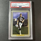 2006 Topps Turkey Red Tom Brady Press Box In Background #280 PSA 10 JL