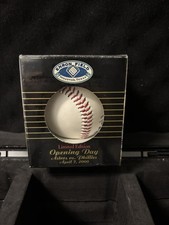 Vintage 2000 Enron Field Baseball Limited Edition Opening Day Astros Vs Phillies