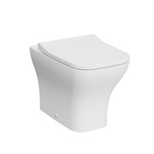 Vitra Koa White Slim Skirted Square Toilet Set Soft Close Seat Cistern UK WCSet