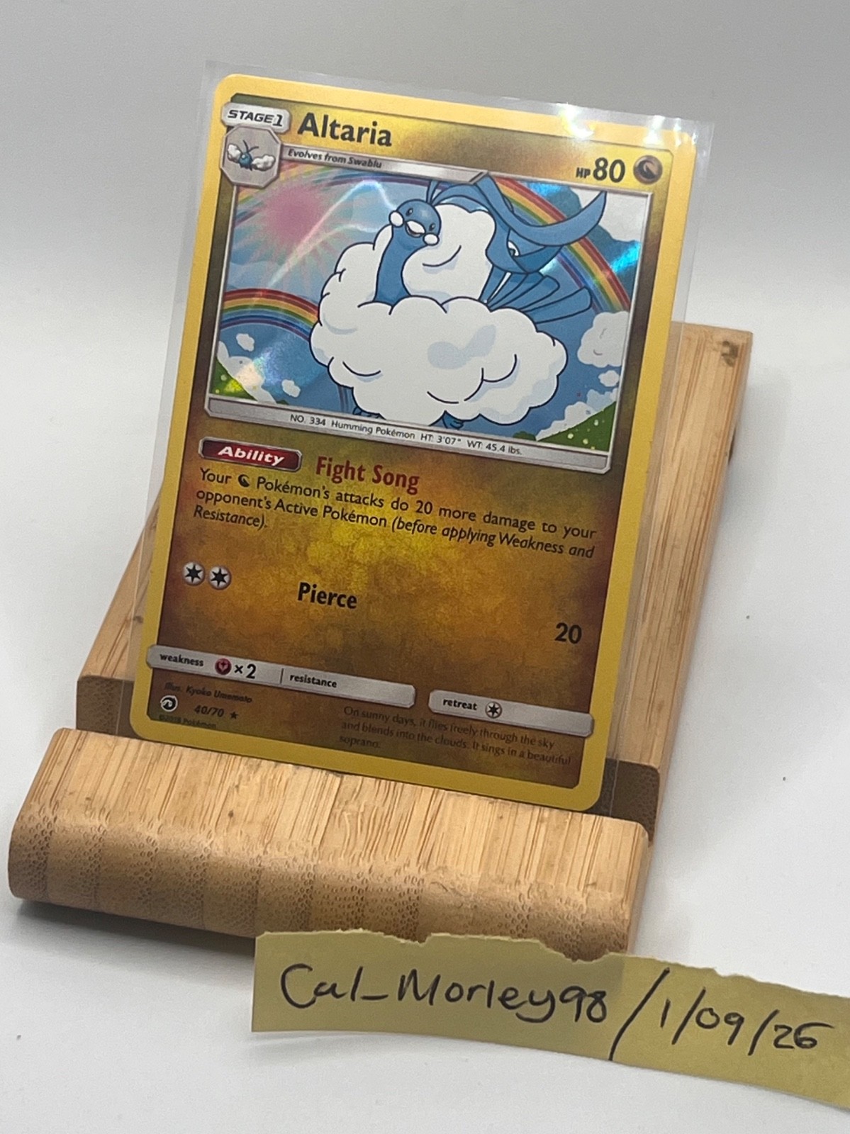 Altaria [Holo] #40 Pokemon Dragon Majesty TCG