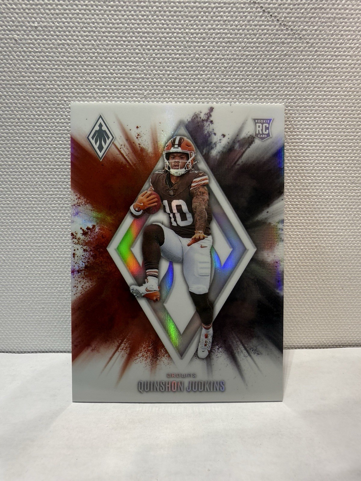 2025 Panini Phoenix Color Blast Quinshon Judkins RC #8 Cleveland Browns