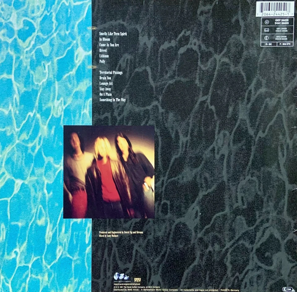 Nirvana Nevermind · Lp · 1991, foto 2 di 5