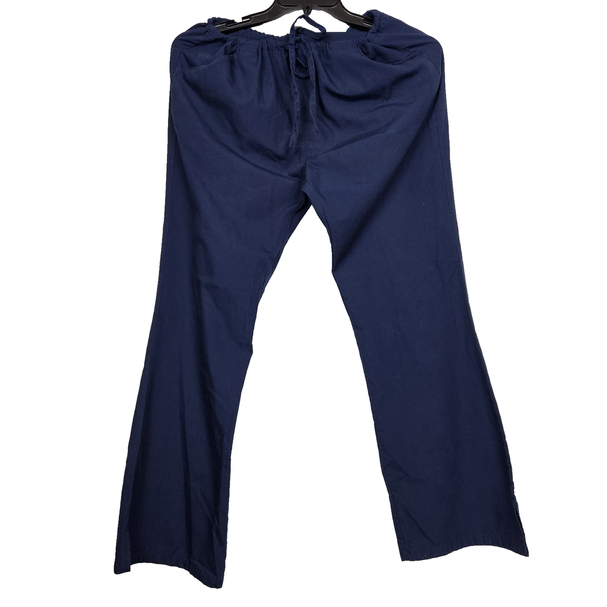 Dickies Womens Scrub Pants Dark Blue SZ M Tie Waist Nurse Aide