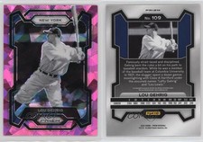 2024 Panini Prizm Pink Ice Prizm Lou Gehrig #109 HOF