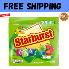Starburst Sour Fruit Chews 1 LB Bulk Assorted Sour Chewy Candy