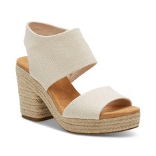 Women's Majora Platform City Sandals Natural Basket Weave