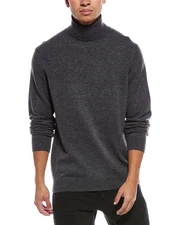 Brodie Cashmere Classic Wool & Cashmere-Blend Turtleneck Sweater Men's