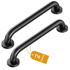 2 Pack Shower Grab Bar, 16 Inch Stainless Steel Bathroom Grab Bar Handicap Ba...