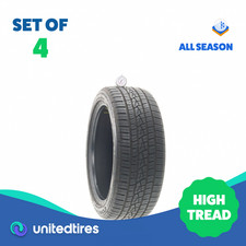 Set Of 4 Used 21545zr17 Continental Controlcontact Sport Srs Plus - 8-9.532 Set Of 4 Used 21545zr17 Continental Controlcontact Sport Srs Plus - 8-9.532