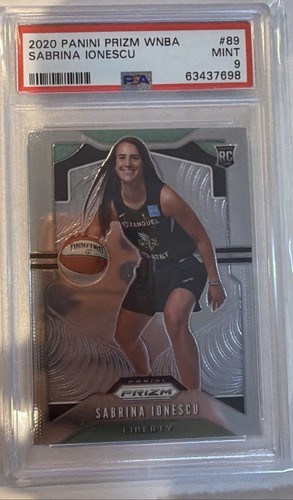 2020 Panini Prizm WNBA Sabrina Ionescu RC Rookie #89 PSA 9 | Team USA | Liberty
