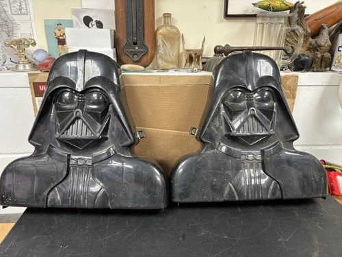 Vintage Kenner Star Wars Darth Vader Action Figure Carrying Case Lot Of 2