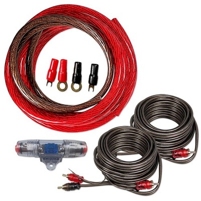 Verstärker Kabelkit AWG 4 CCA 4-Kanal Endstufe 720W RMS Subwoofer Kabelset