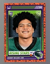 2024 Panini Score-A-Treat - Rising Stars Johnny Wilson #29 Orange Pumpkins (RC)