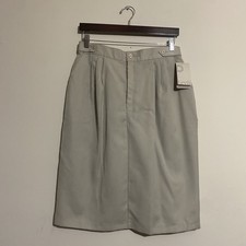 NWT VNTG Levi  s Sportswear Women Skirt Sz 16 NaturalTouch Comfort Stretch Khaki