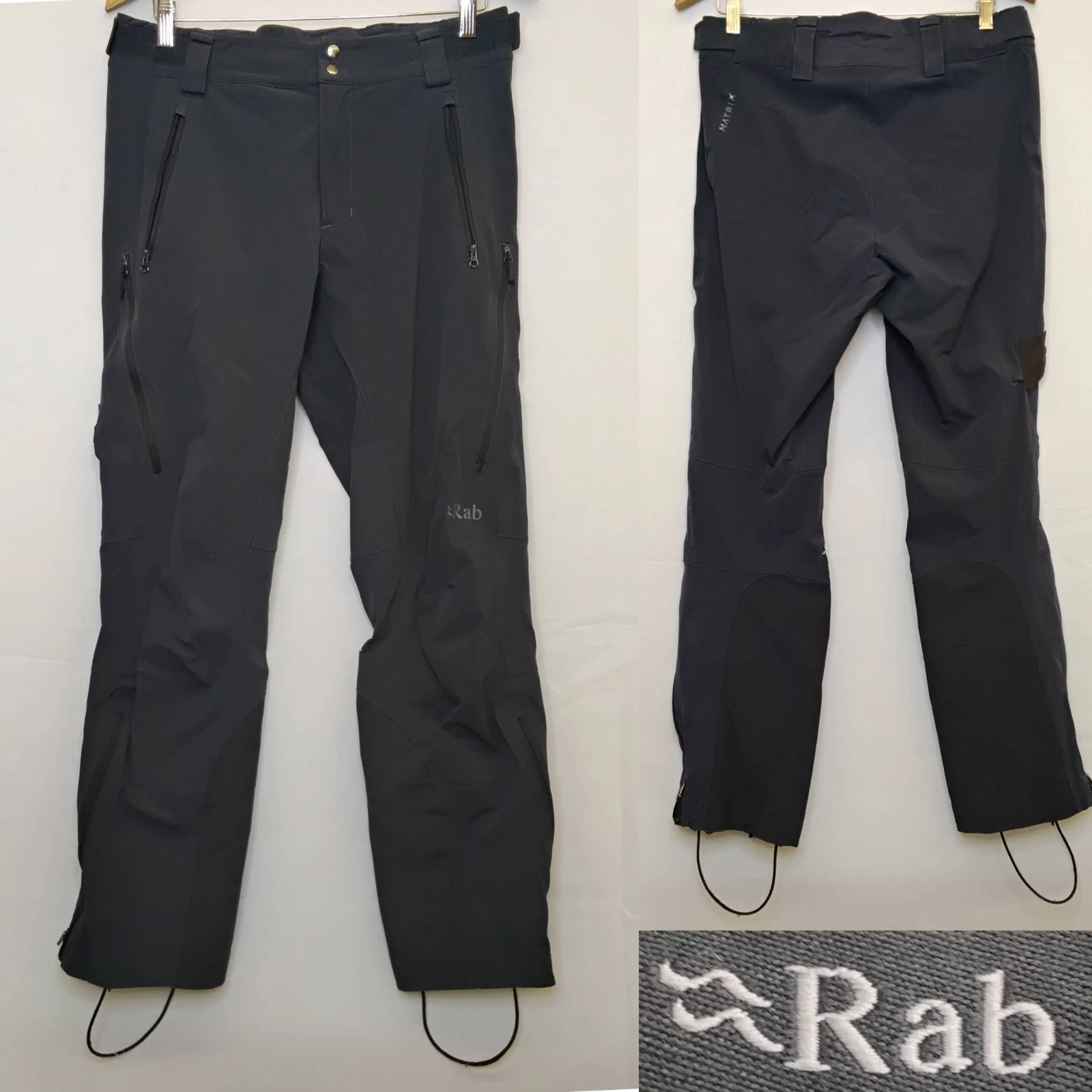 Rab Ascendor Mountaineering Pants Men's 32x32 Gray Softshell Winter Sport #J5536
Opens in a new wind
