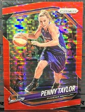 2025 Panini Prizm WNBA #30 Penny Taylor Red Pulsar Prizm #169/299 Mercury