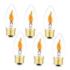 Flickering Light Bulbs E26 Base LED Fire Effect Flicker Flame, LED 1 Mode