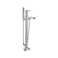 Hansa Wannen-Einhebelmischer Hansaligna Bodenstehend Ausladung 200Mm Chrom