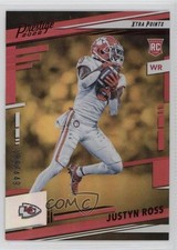 2022 Panini Prestige Rookies Xtra Points Premium Red /449 Justyn Ross #322 11nm
