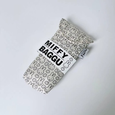 Miffy Glasses Case Storage Bag Soft Protective Bag Magnetic Closure