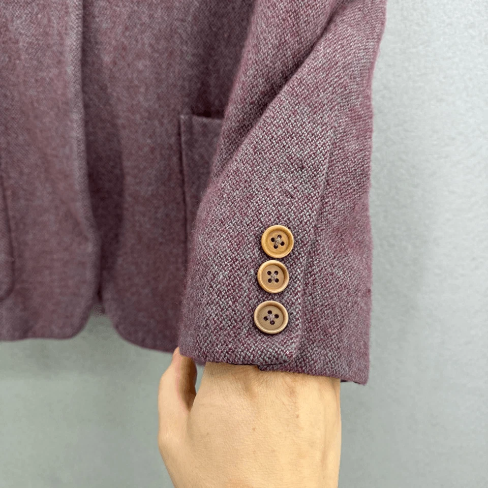 Blazer tejido Georgio Armani 100 % cachemir con forro de seda talla 40 EE. UU. 10 Foto 3 de 4