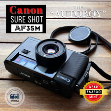 Canon AF35M Autoboy 35mm Point Shoot Film Camera 38mm f/2.8 Serviced TESTED