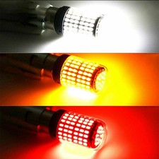 Produktbild - 2x P21 W BA15S 1156 144SMD LED Blinker Glühlampe Bremslicht Rücklicht Birne DHL