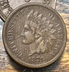 1879 Indian Cent Nice Original VF CHRC