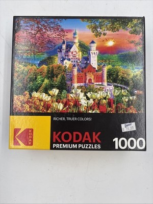 Kodak Neuschwanstein Medieval Castle 1000 Piece Jigsaw Puzzle (Complete)
