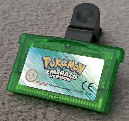 Pokémon Emerald Version Nintendo Gameboy Advance Genuine UK PAL New Battery - Picture 4 of 16