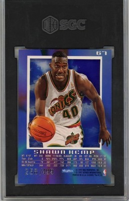 1996-97 Skybox E-X2000 - Shawn Kemp #67 Credentials /499 for sale 