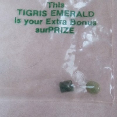 Tigris Emerald Loose Gemstones Green Color 2 Pieces Genuine Emerald Stones
